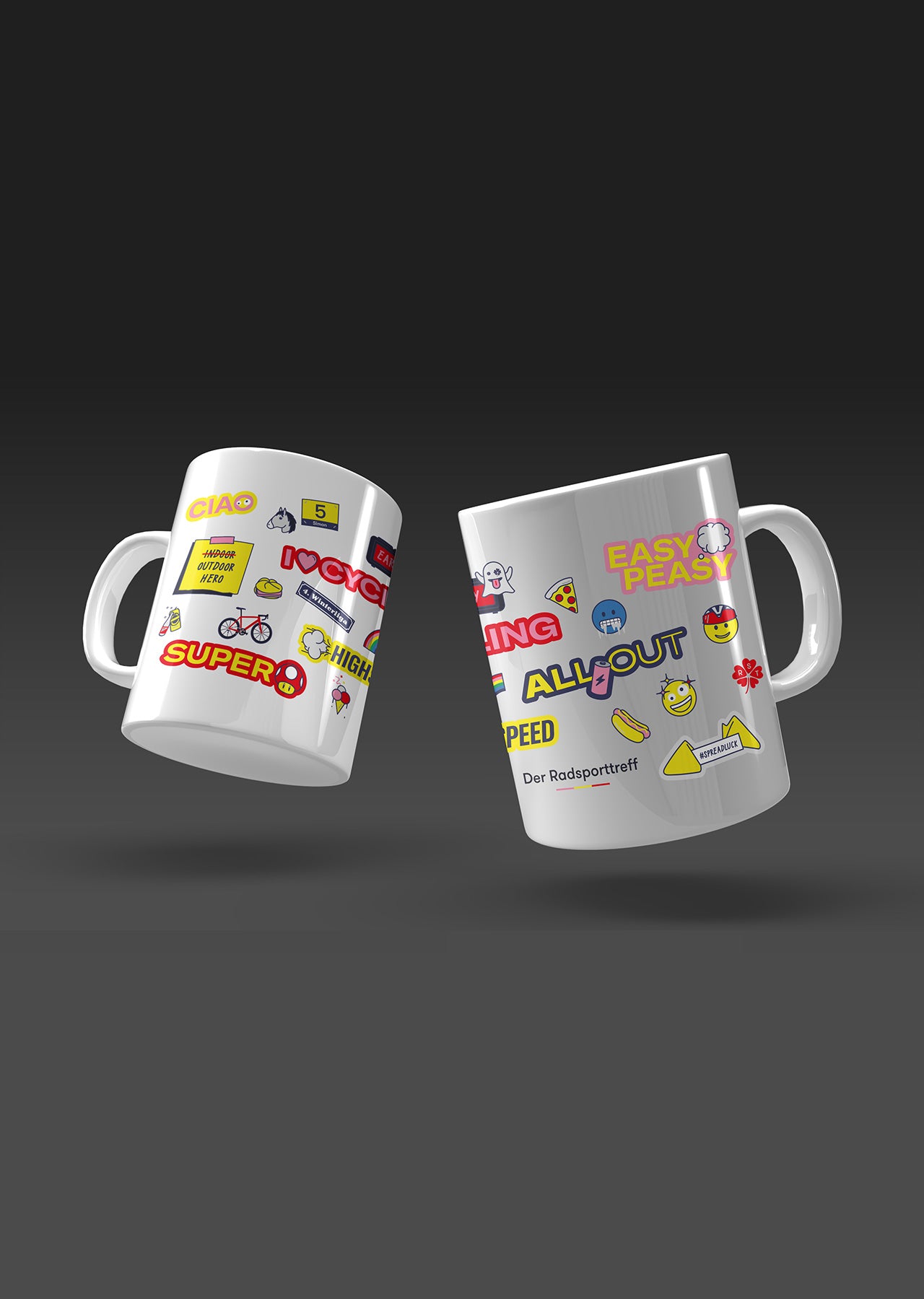 2 Tassen 33 cl Set – coc x Der Radsporttreff