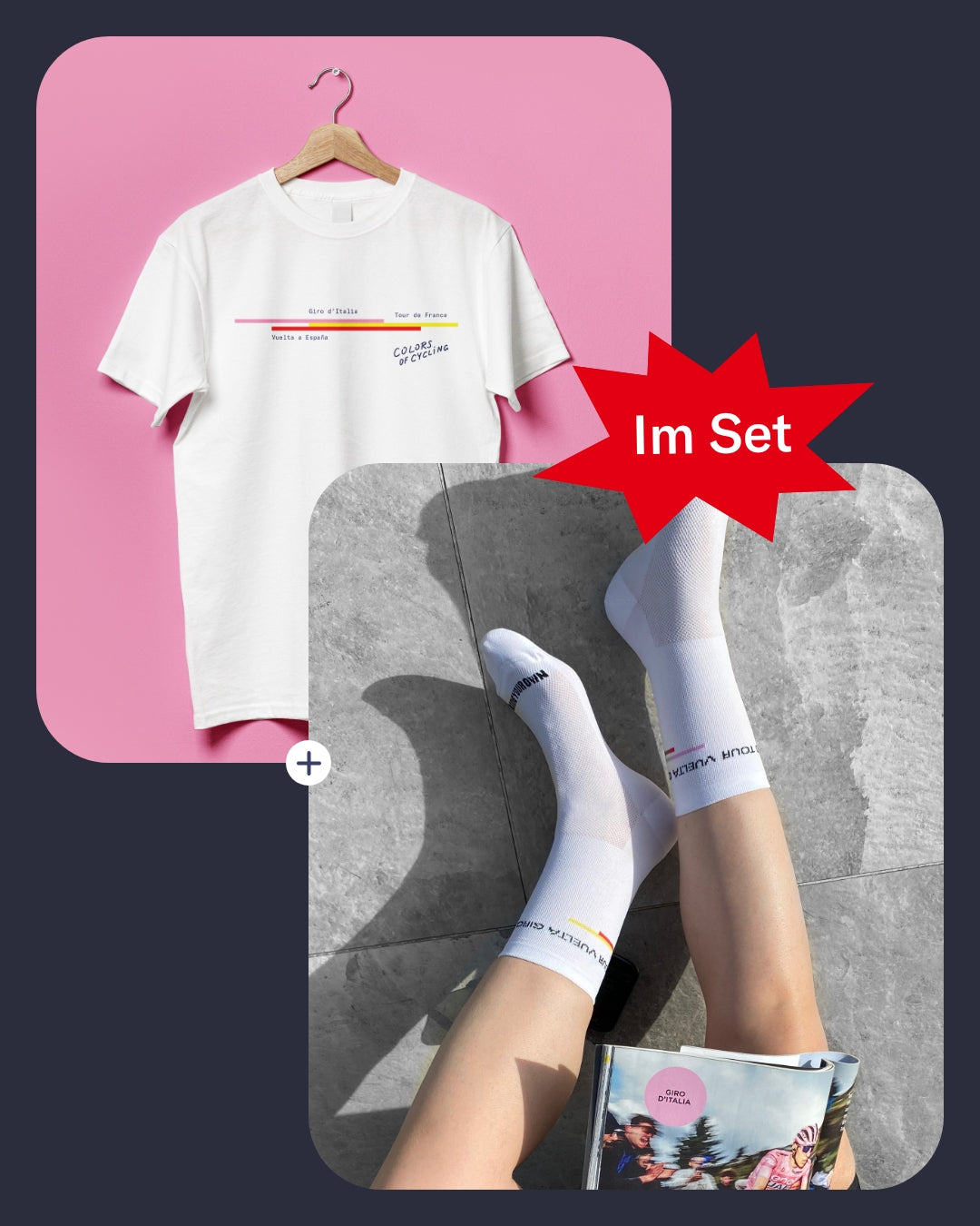 GRAND TOUR Edition T-Shirt & Socks Set women